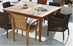 Table carrée Volubilis   